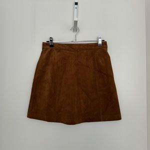 Wilfred suede skirt